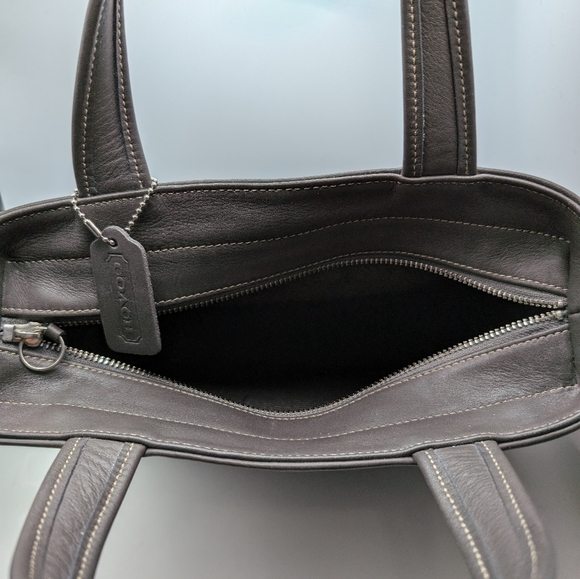 Vintage COACH Grey Shoulder Bag - Picture 3 of 10